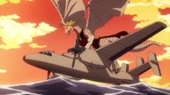 Ryukyu gently landing the plane (Image Credit: Studio Bones)
